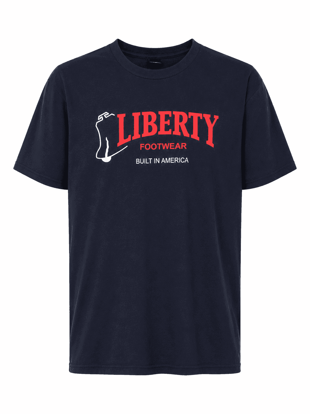 Liberty Footwear T-Shirt – Blue work boot by Liberty Footwear