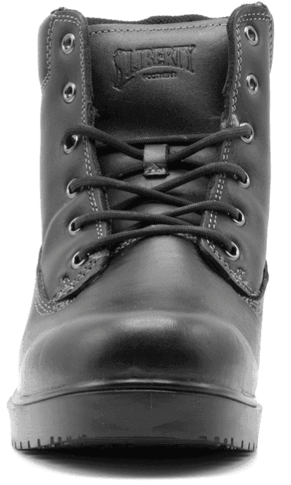 Terry – Black work boot by Liberty Footwear view 4