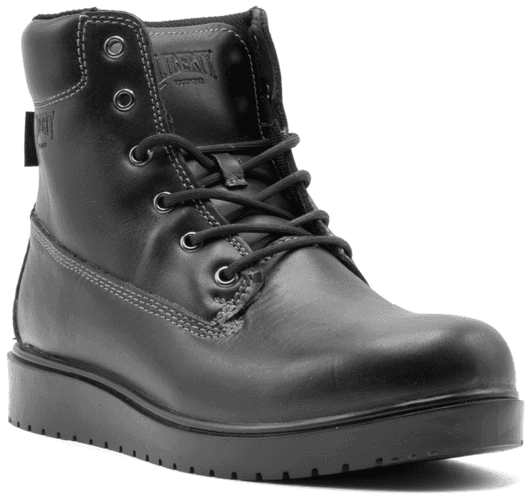 Terry – Black work boot by Liberty Footwear view 5