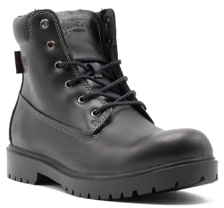 Terry – Black work boot by Liberty Footwear view 2