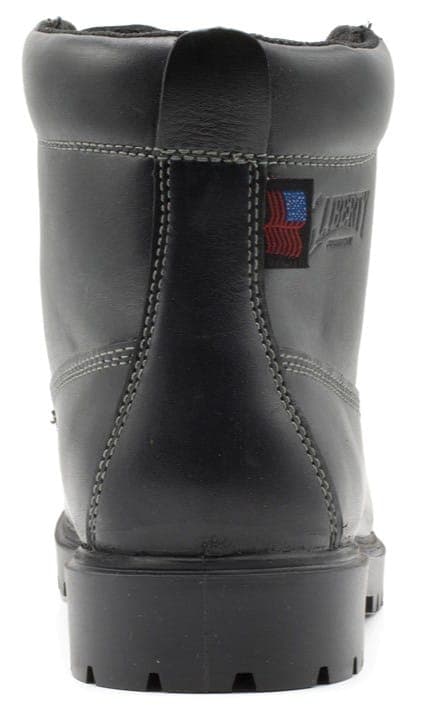 Terry – Black work boot by Liberty Footwear view 4