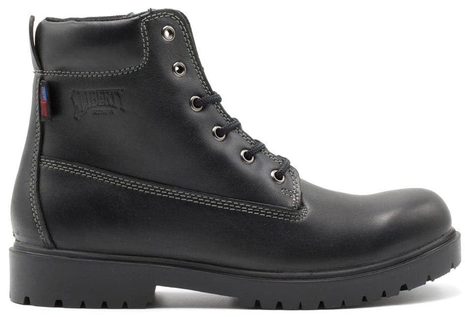 Terry – Black work boot by Liberty Footwear view 6