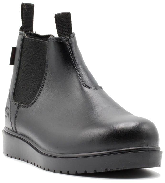 Larry – Black work boot by Liberty Footwear view 2