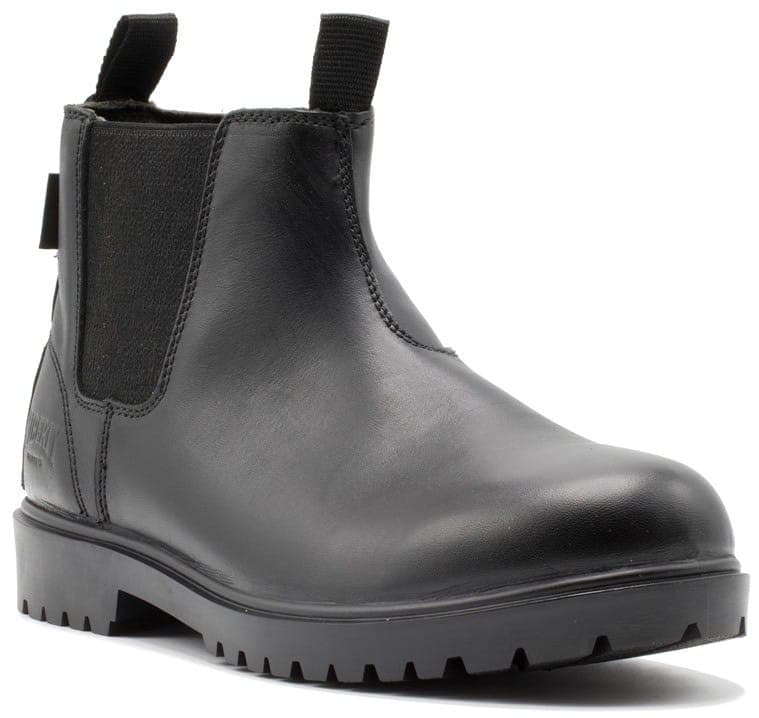 Larry – Black work boot by Liberty Footwear view 2