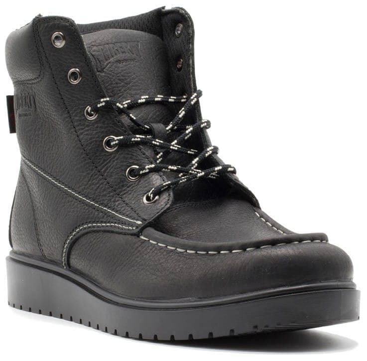 Gary – Black work boot by Liberty Footwear view 2