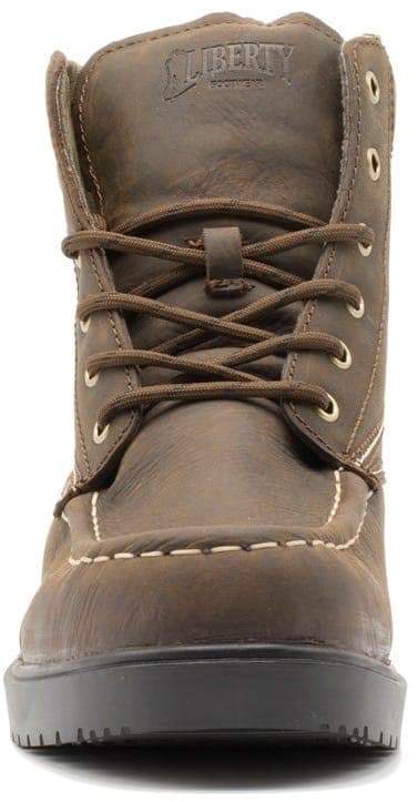 Gary – Mocha work boot by Liberty Footwear view 3