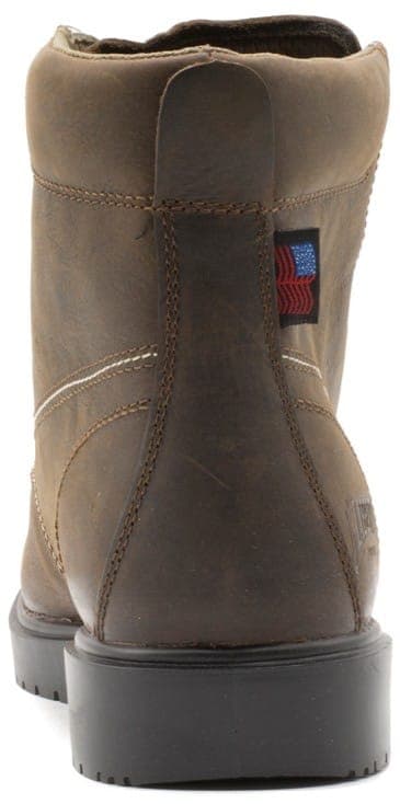 Gary – Mocha work boot by Liberty Footwear view 4