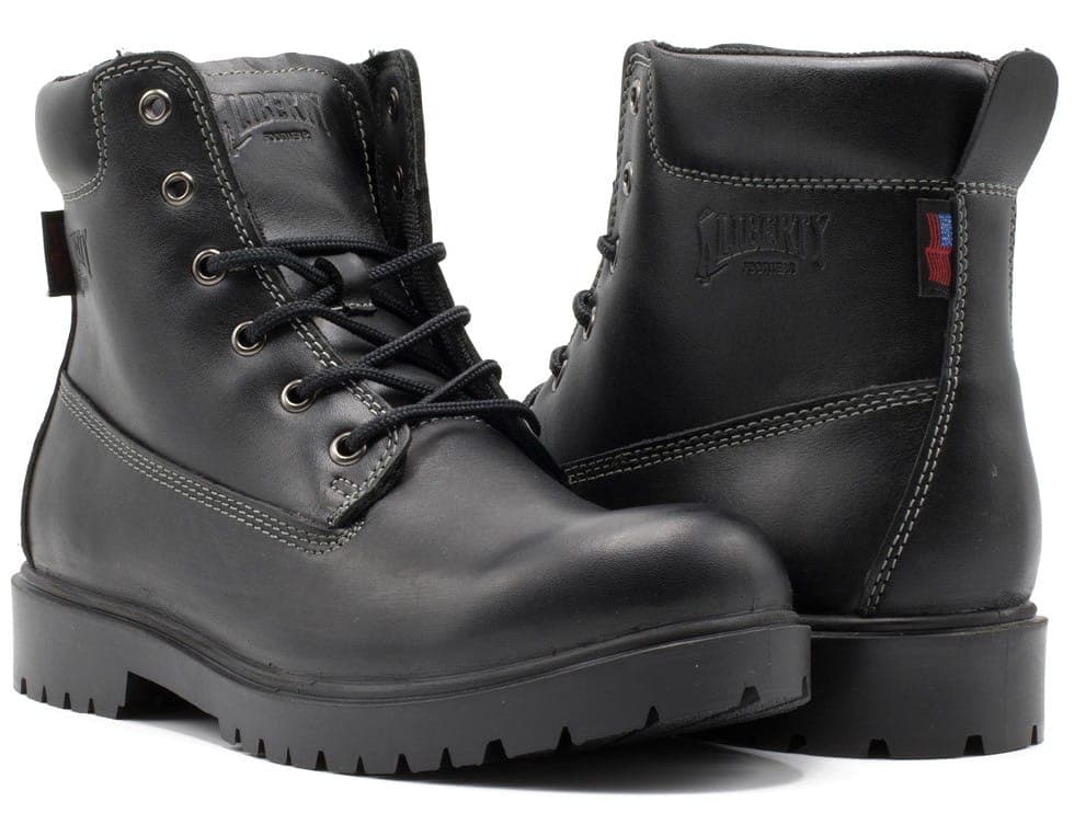 Terry – Black work boot by Liberty Footwear