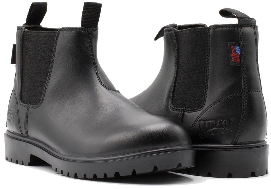 Larry – Black work boot by Liberty Footwear