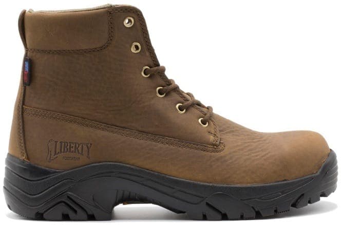 Terry Hiker – Coffee work boot by Liberty Footwear